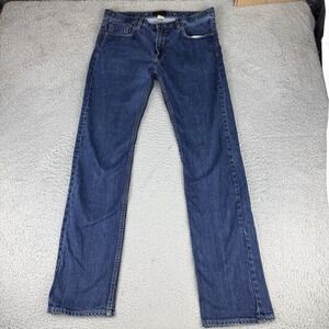 Filson Muleskinner Jeans Mens 34x34 Blue Denim Stretch Straight Leg USA Logger